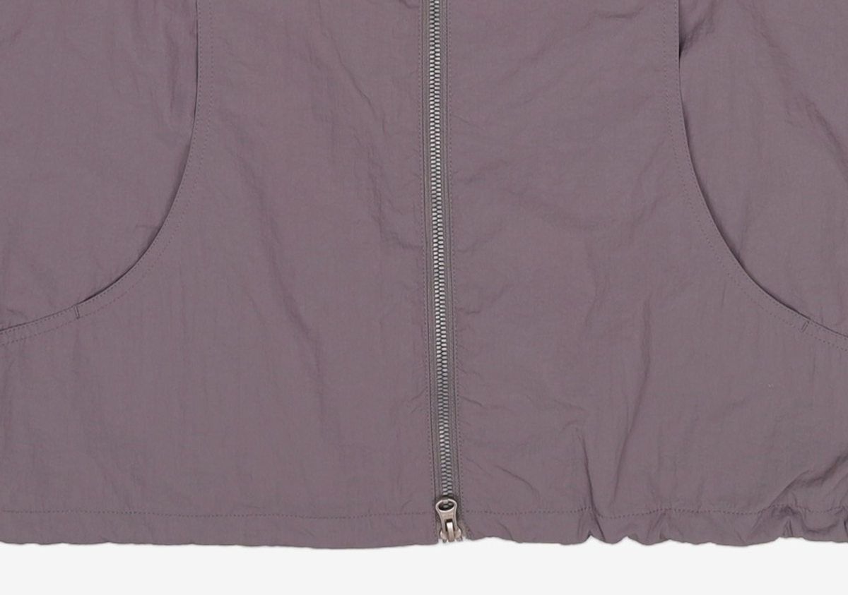 크리틱(CRITIC) GLOSSY HOOD VEST LIGHT GREY M