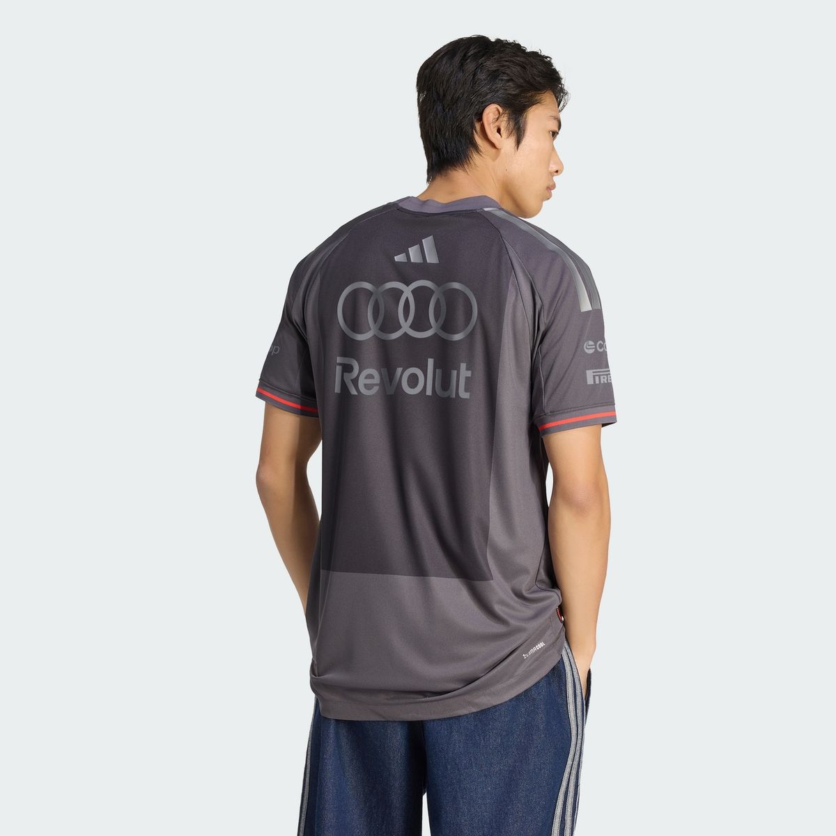 아디다스(ADIDAS) 아우디 F1 팀 저지 어센틱 쇼트 슬리브 KE9091