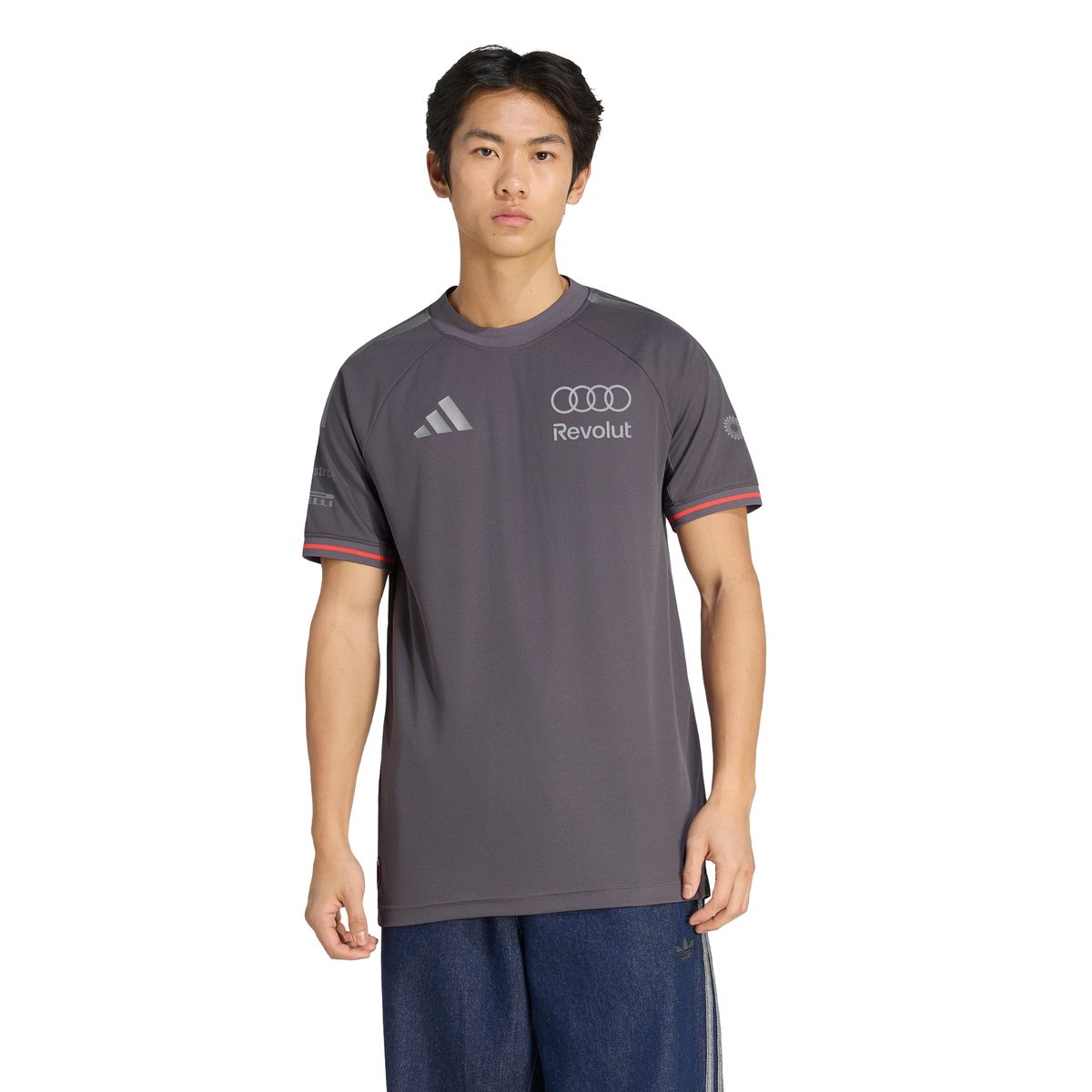 아디다스(ADIDAS) 아우디 F1 팀 저지 어센틱 쇼트 슬리브 KE9091