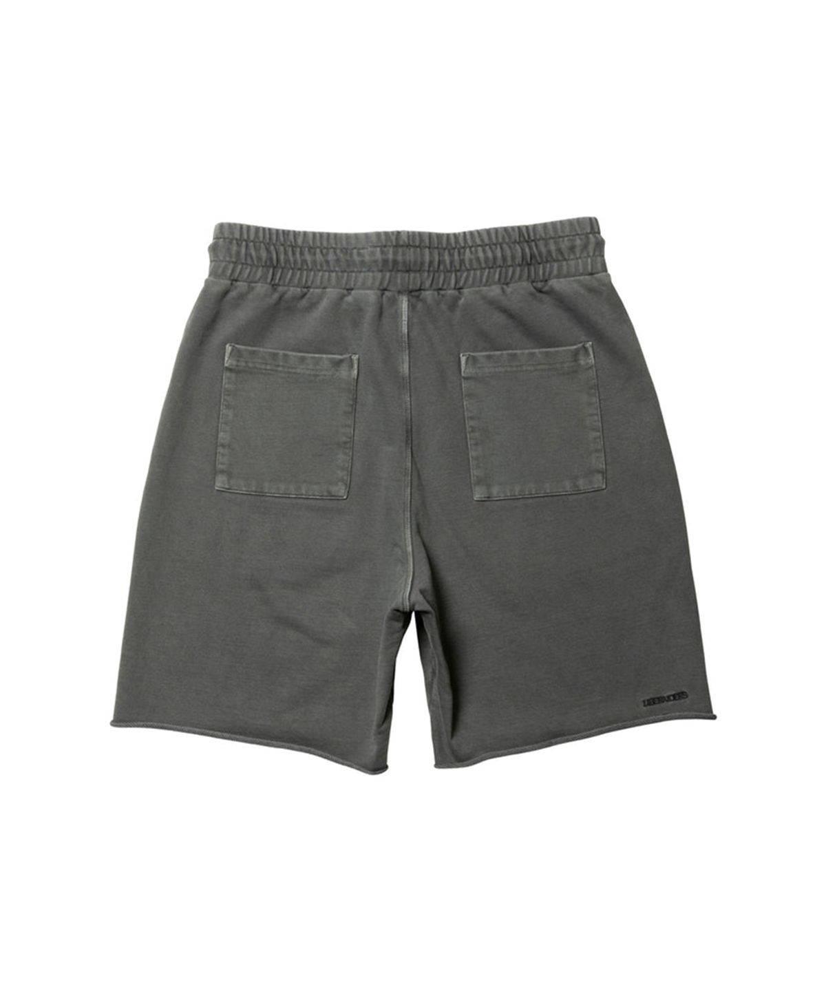 찬스클로딩(CHANCE CLOTHING) PIGMENT DYED SWEAT SHORTS - BLACK