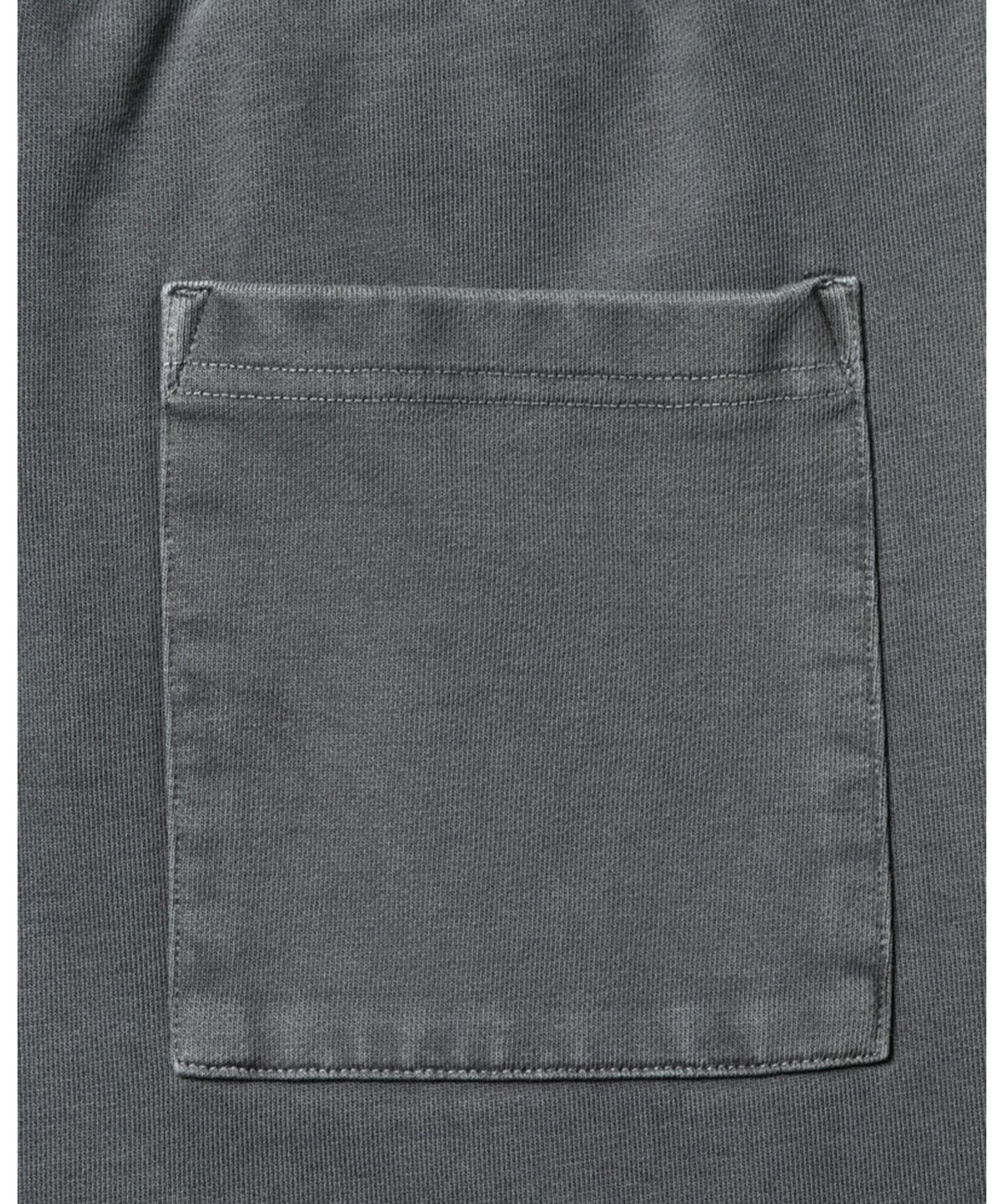 찬스클로딩(CHANCE CLOTHING) PIGMENT DYED SWEAT SHORTS - BLACK