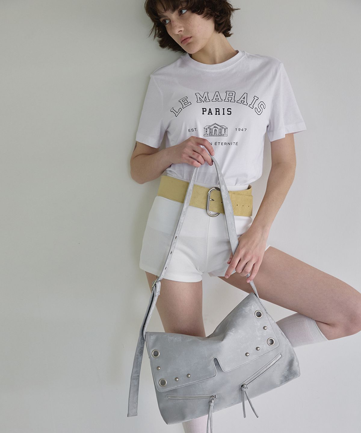 레이몬트(RAIMENT) Haze Bag_SILVER