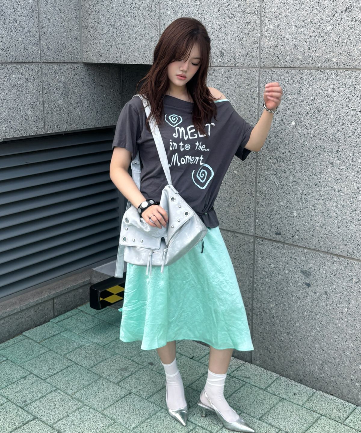 레이몬트(RAIMENT) Haze Bag_SILVER