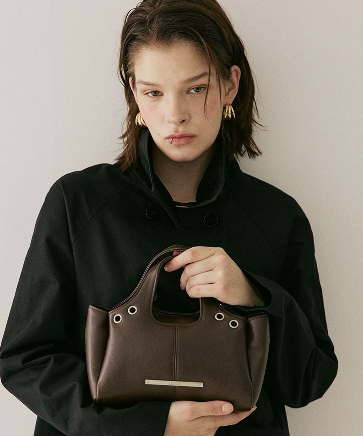 레이몬트(RAIMENT) Ringo Bag_CHOCO BROWN