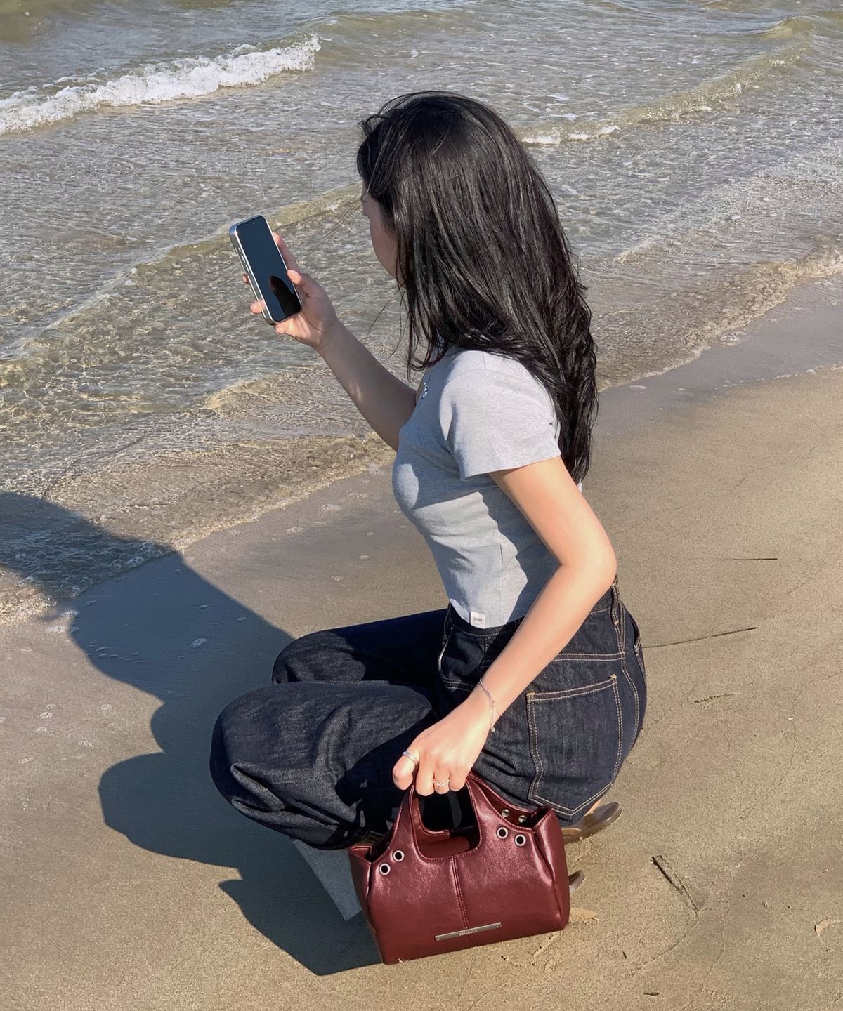 레이몬트(RAIMENT) Ringo Bag_BURGUNDY