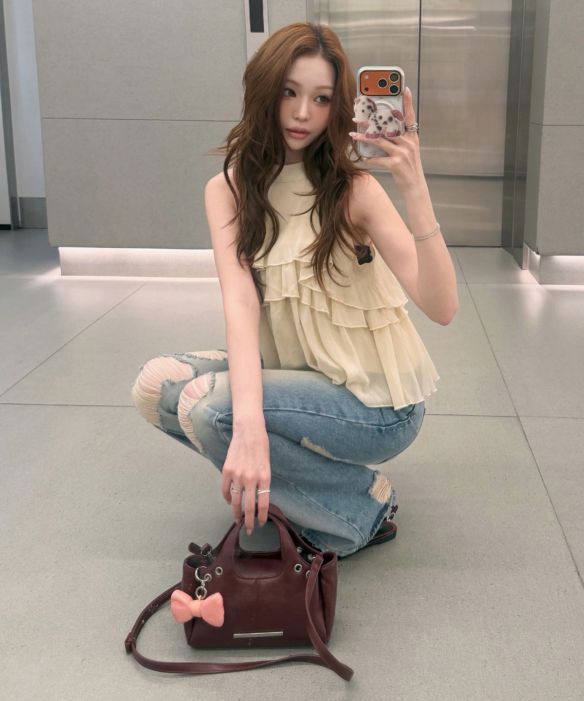 레이몬트(RAIMENT) Ringo Bag_BURGUNDY