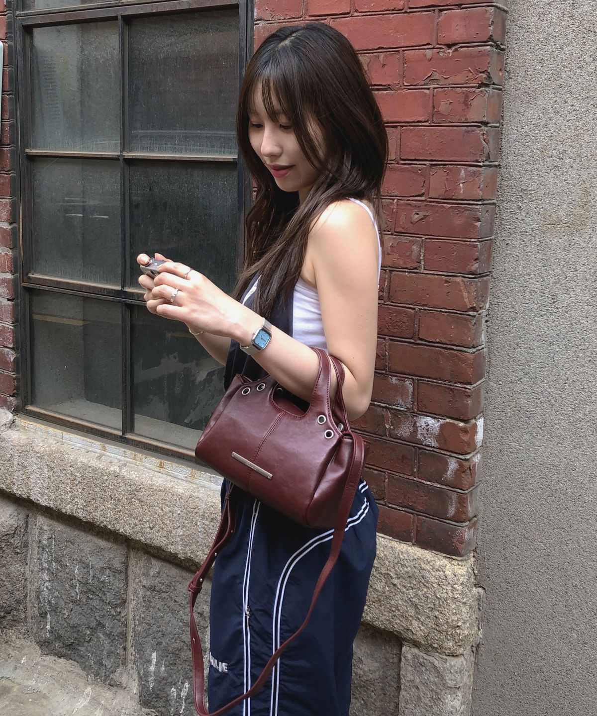 레이몬트(RAIMENT) Ringo Bag_BURGUNDY