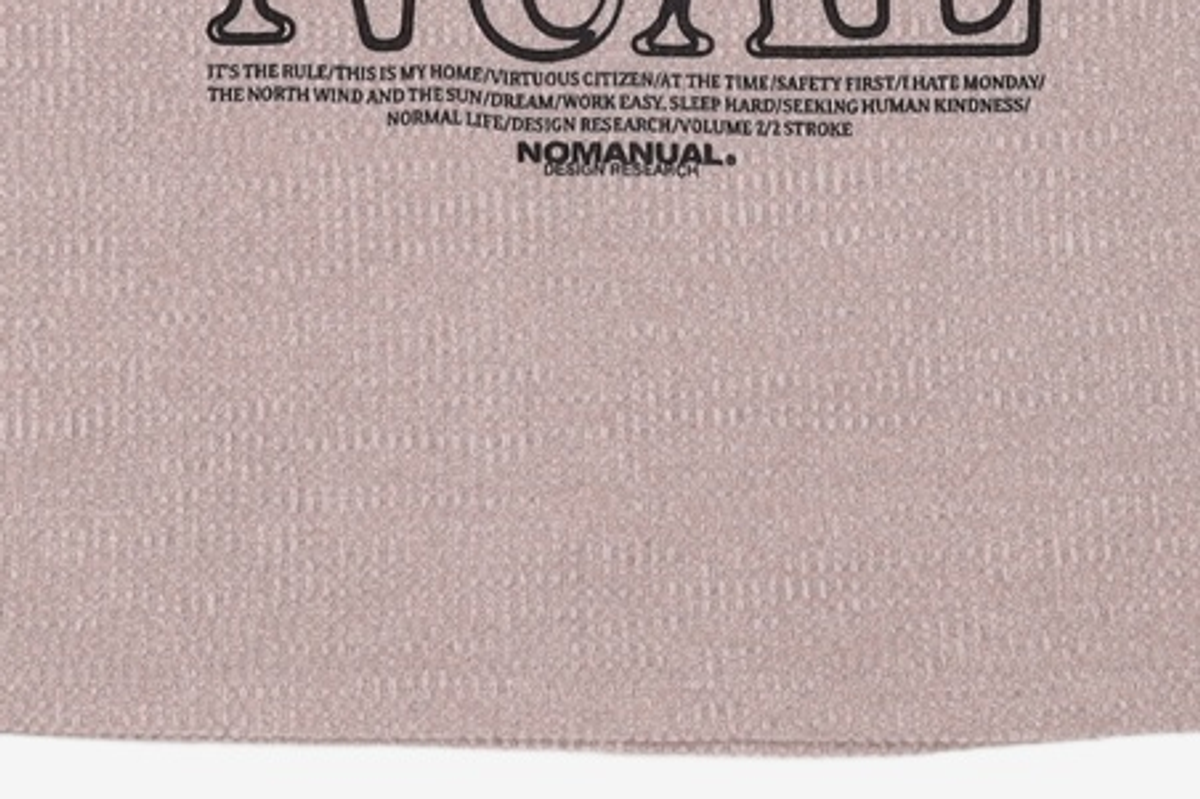 노매뉴얼(NOMANUAL) 긴소매 티셔츠 95