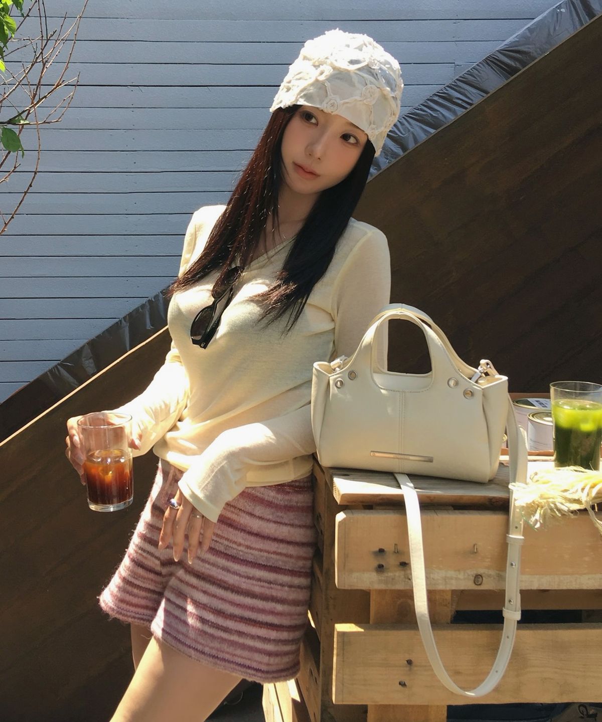 레이몬트(RAIMENT) Ringo Bag_CREAM