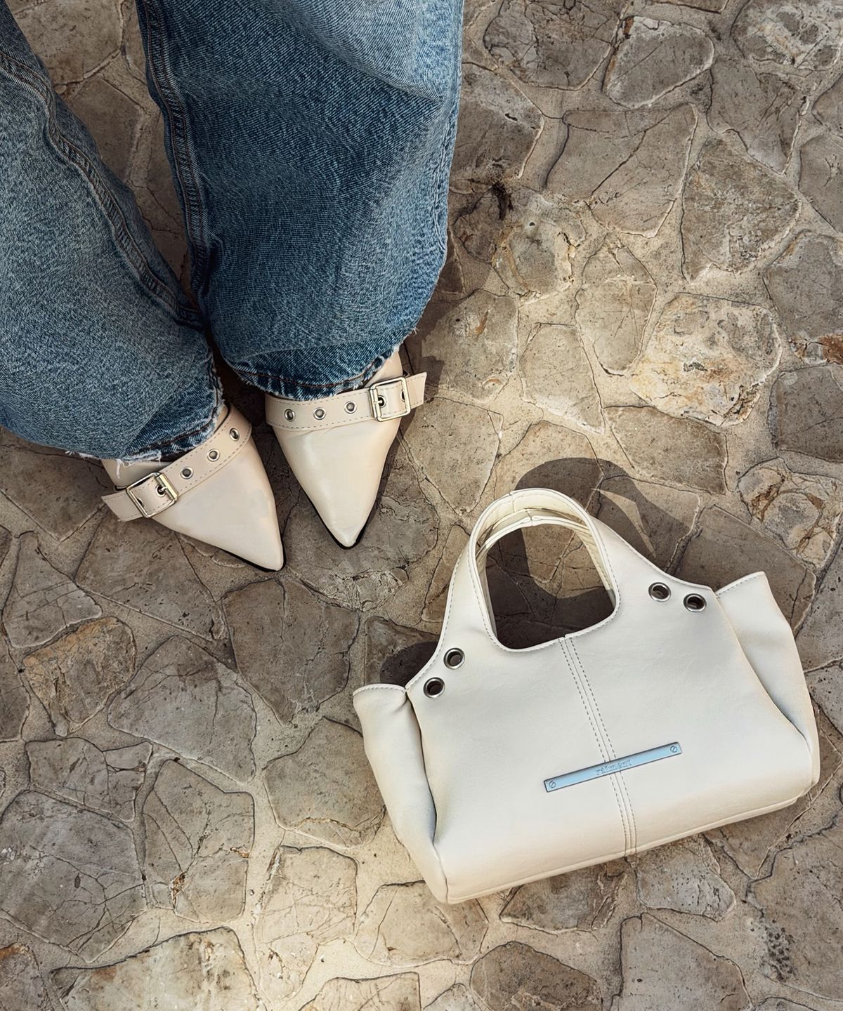 레이몬트(RAIMENT) Ringo Bag_CREAM