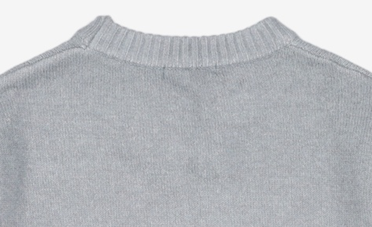 꼬모니노즈(COMONINOZ) 베이직 크루넥 니트 BASIC CREW NECK KNIT S