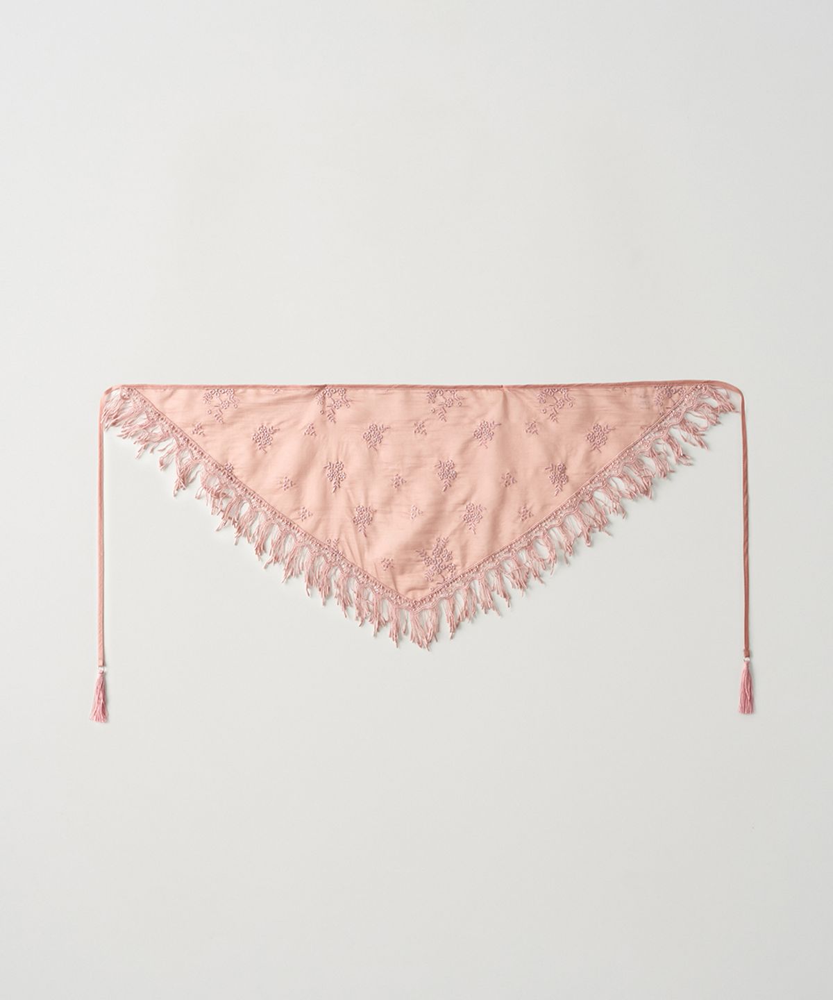 아수라(ASURA) CHIFFON TASSEL SCARF (PINK)