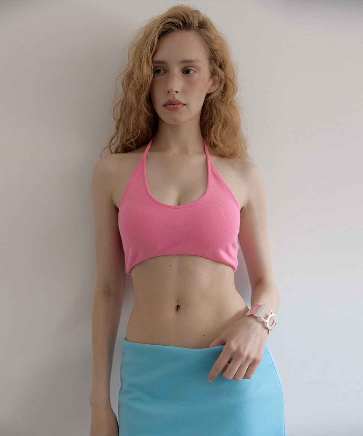아수라(ASURA) HALTER SHORT TOP (PINK)