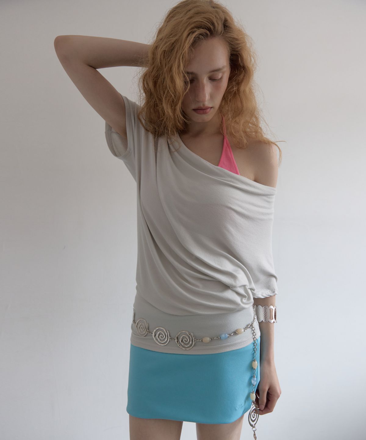 아수라(ASURA) MINI SKIRT PANTS (SKY BLUE)