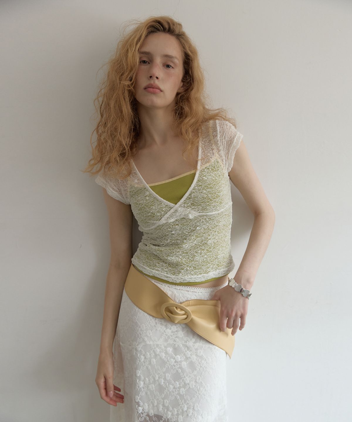 아수라(ASURA) SHEER WRAP T (IVORY)