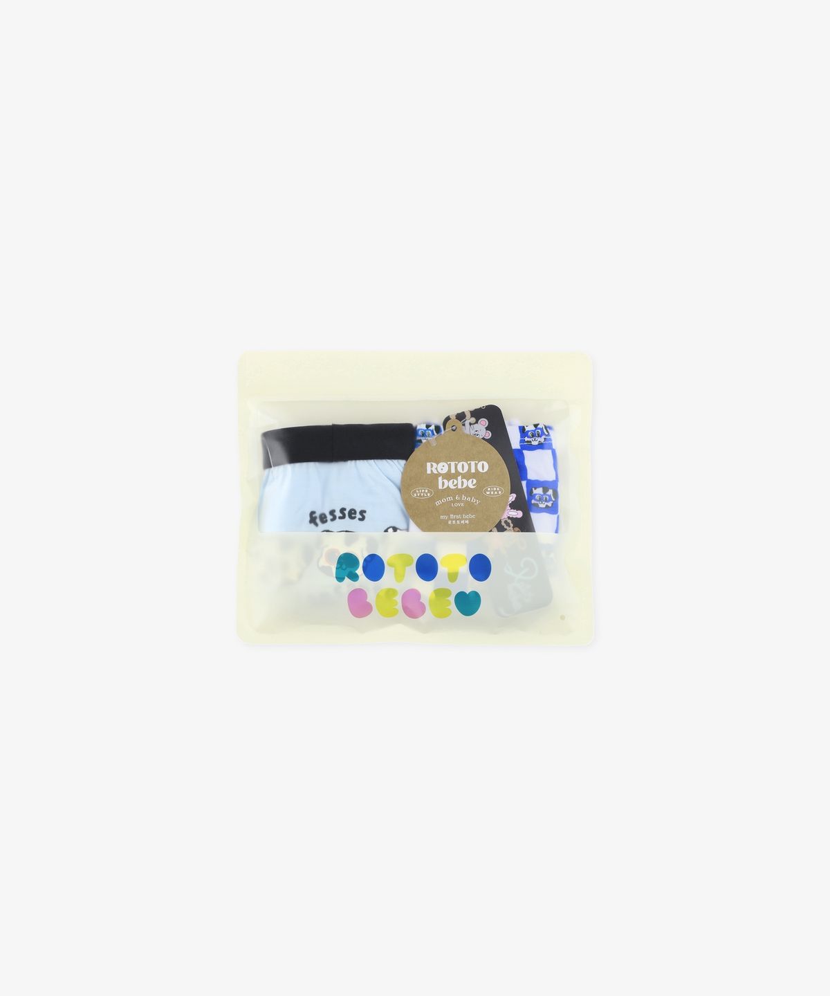 로토토베베(ROTOTOBEBE) 모달 삼각팬티세트 탄이(남아) 2PACK 혼합