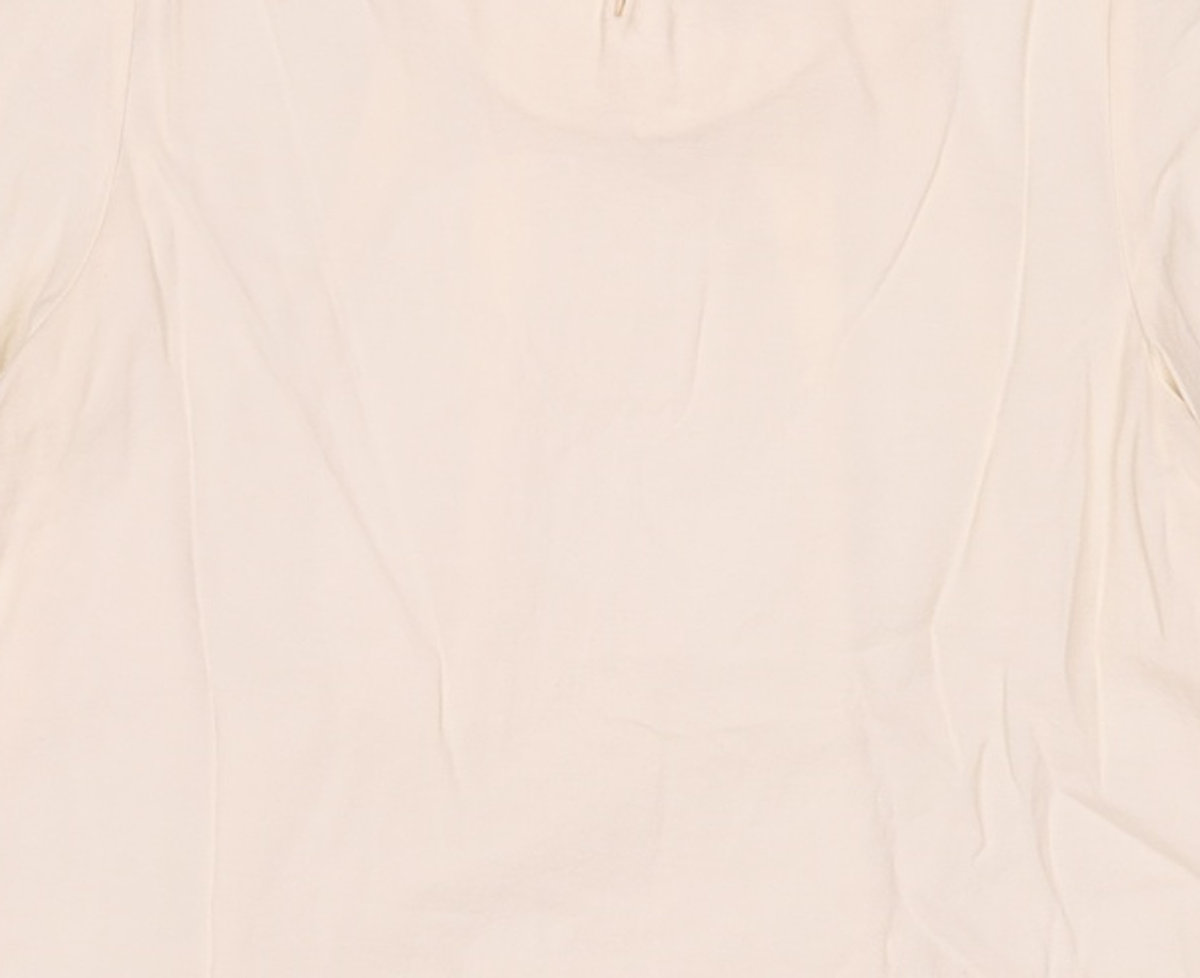미쏘(MIXXO) 라운드넥 핀턱 블라우스 MIWBLB930B S