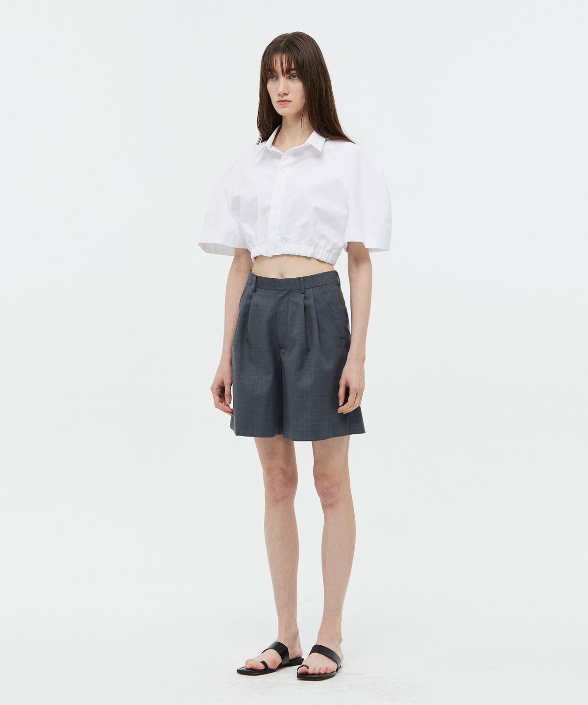 베데르미(VEDERMI) white raglan half sh