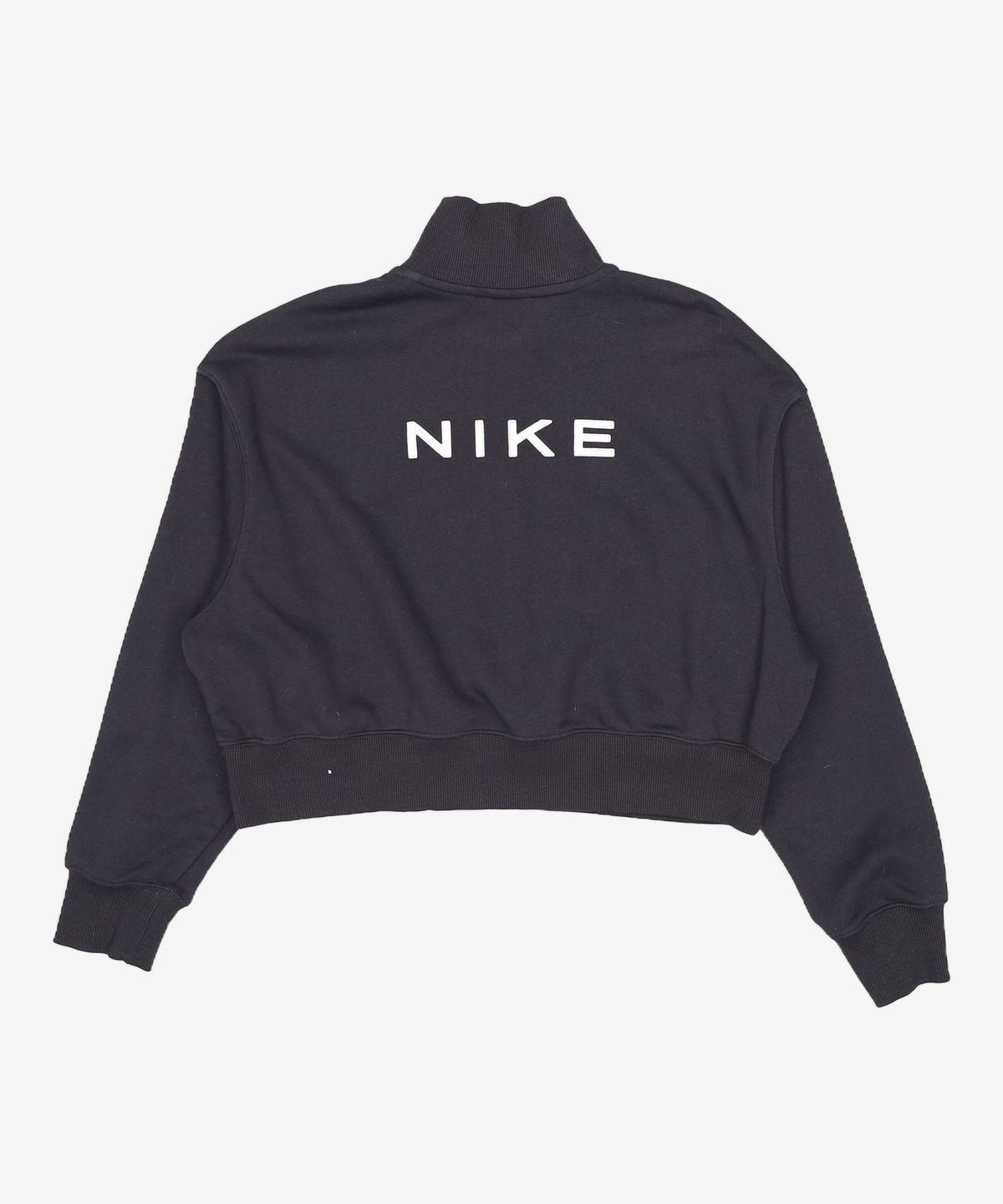 나이키(NIKE) 스포츠웨어 오버사이즈 하프집 크롭 플리스 스웨트셔츠 W - 블랙 / FZ4737-010 XL