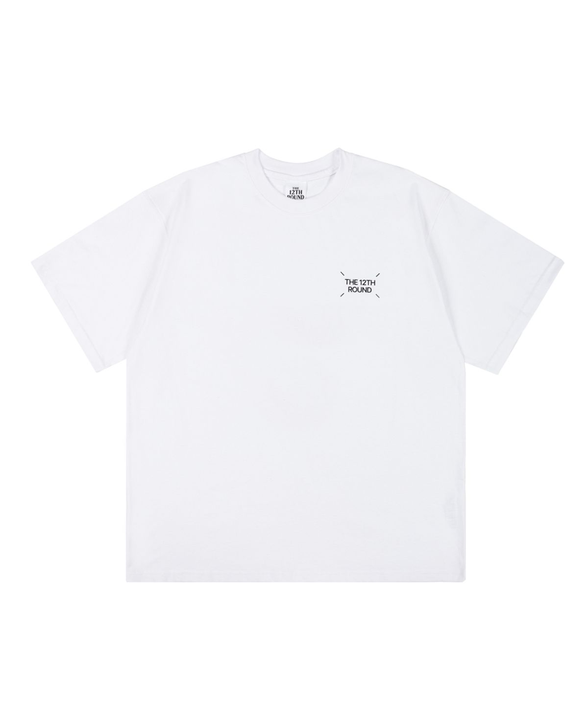 더트웰브라운드(THE 12TH ROUND) THE 12TH ROUND Essential Oversized T-Shirt White