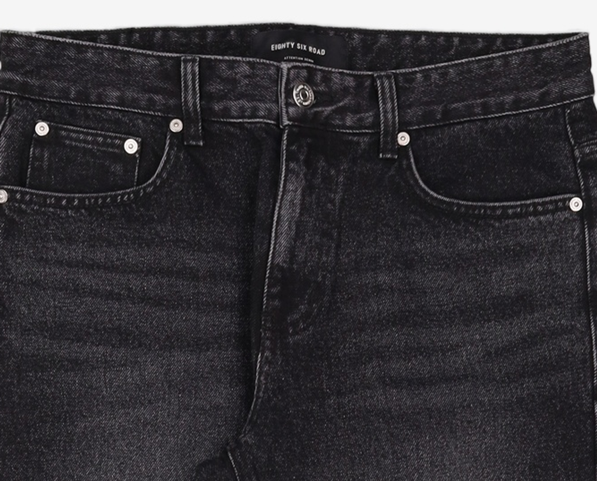 86로드(86ROAD) BLACK NORMAL CHIP / CROP TAPERED 30