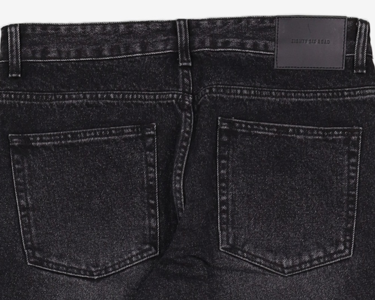 86로드(86ROAD) BLACK NORMAL CHIP / CROP TAPERED 30