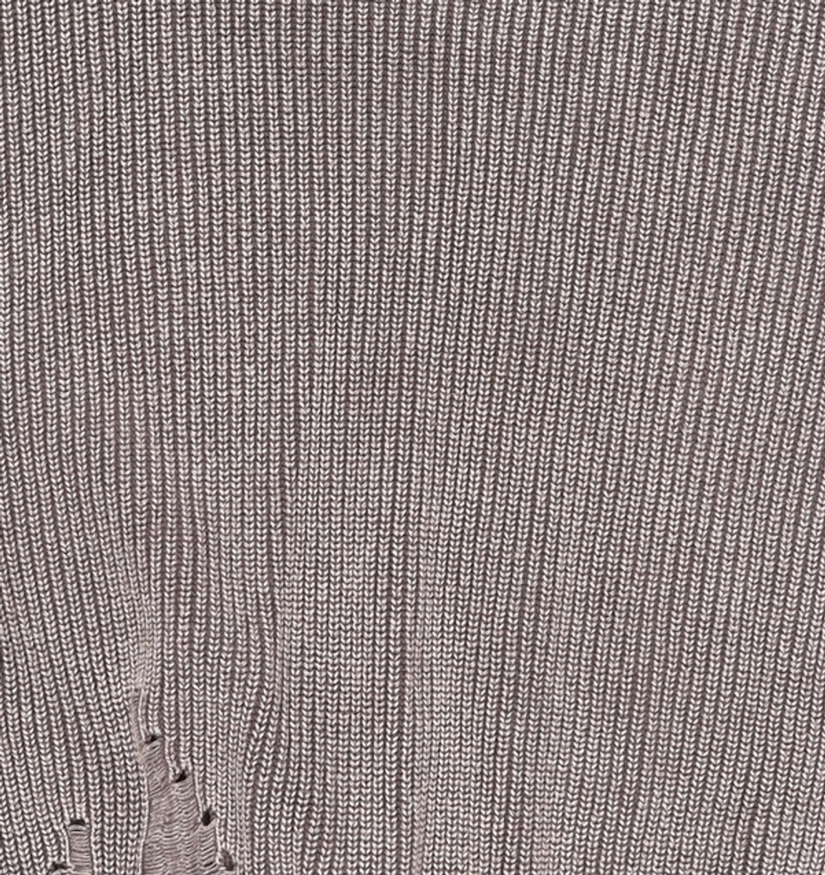 메종미네드(MAISON MINED) DAMAGE COLOUR DYE KNIT BROWN M