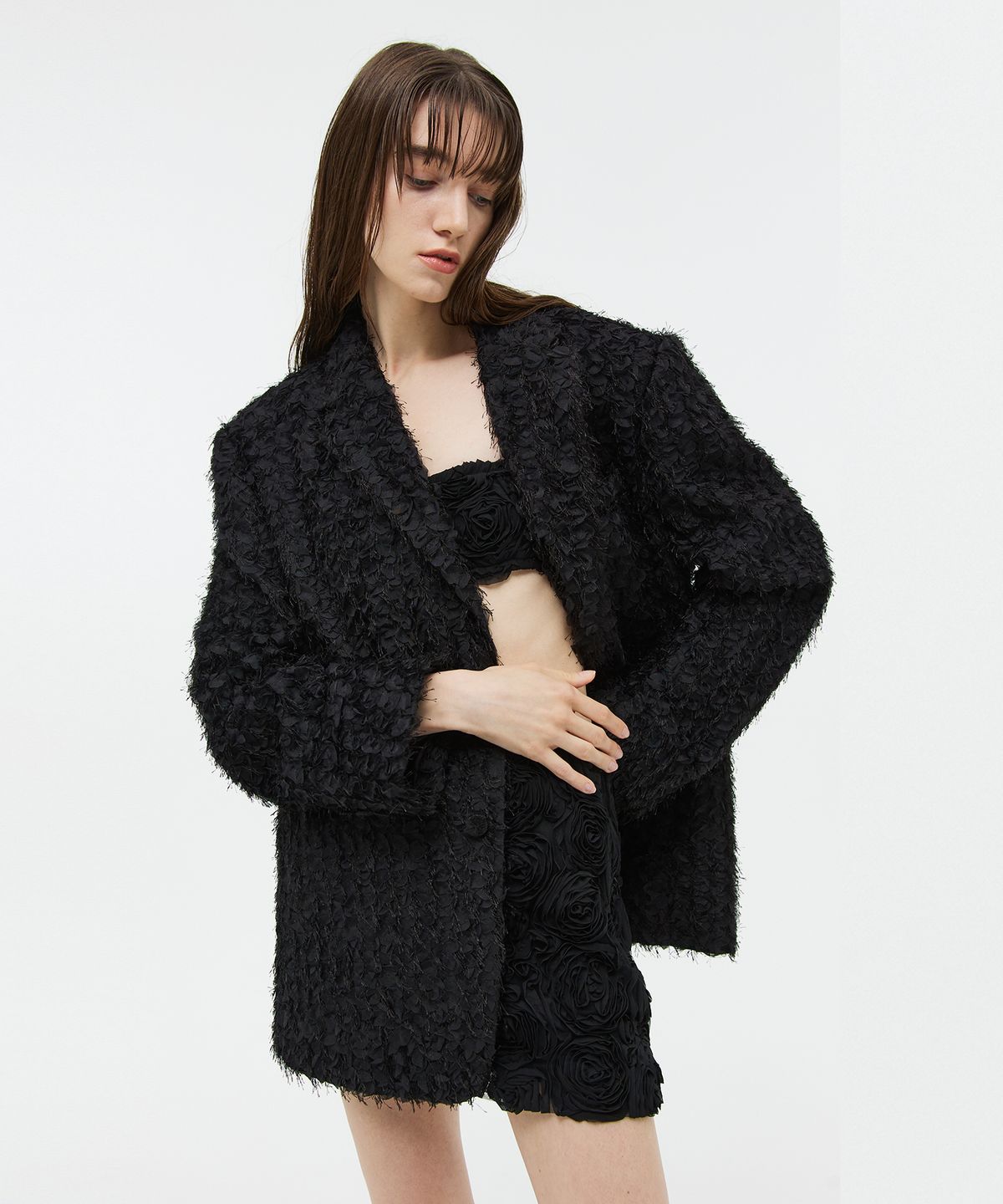 베데르미(VEDERMI) rose corsage tube top