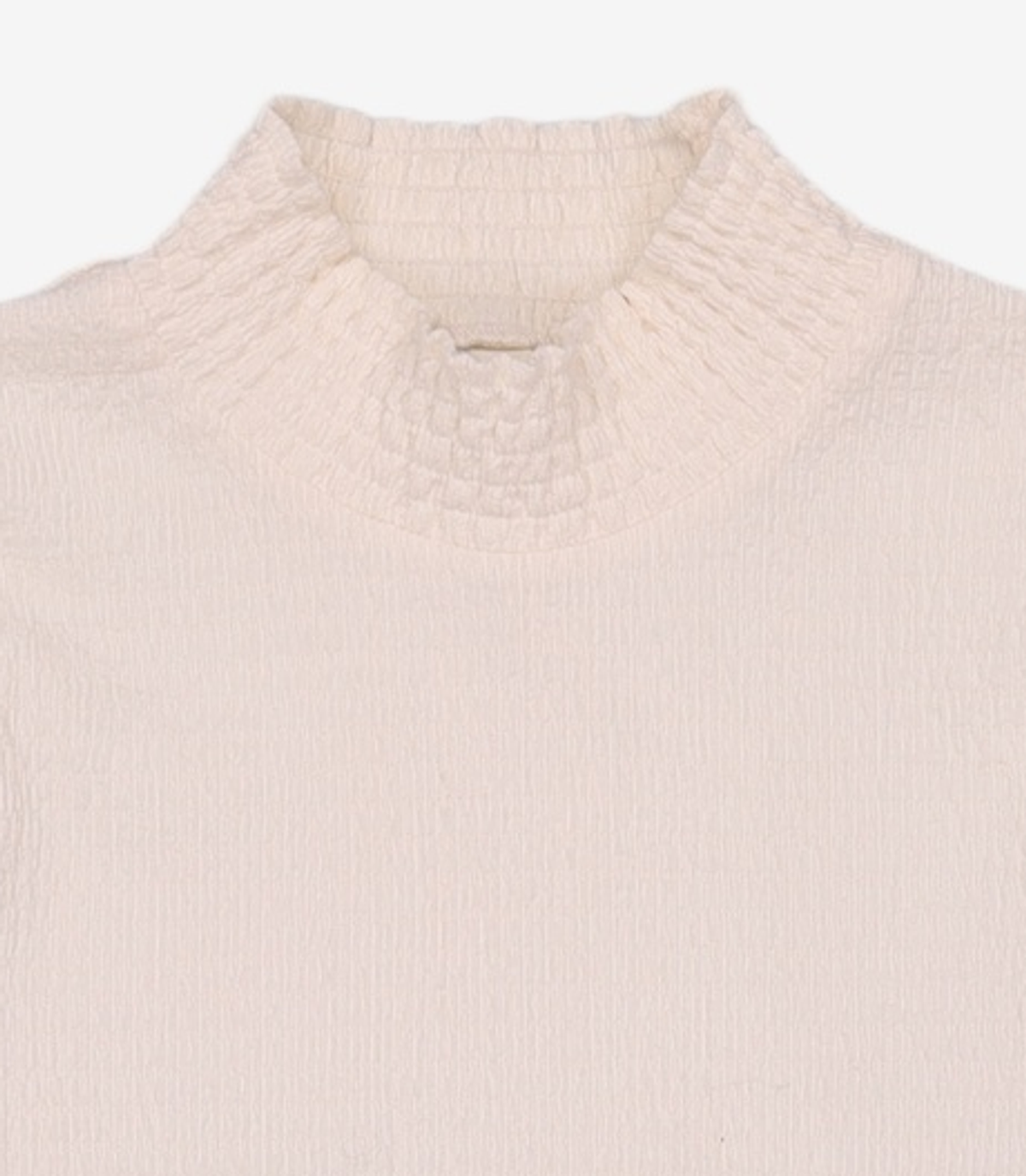 미쏘(MIXXO) 하이넥 스모킹 블라우스 MIWBLD110A M
