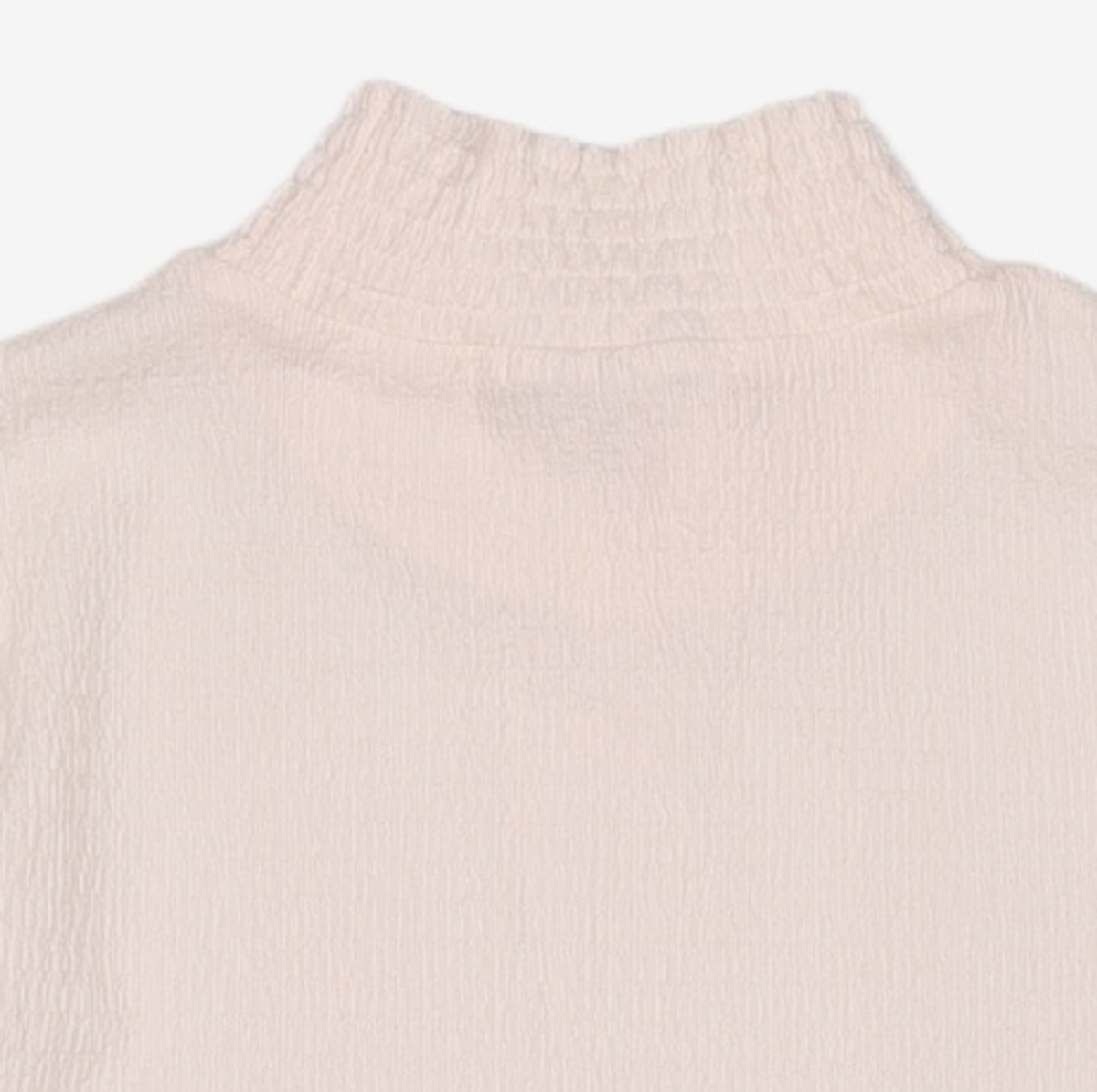 미쏘(MIXXO) 하이넥 스모킹 블라우스 MIWBLD110A M