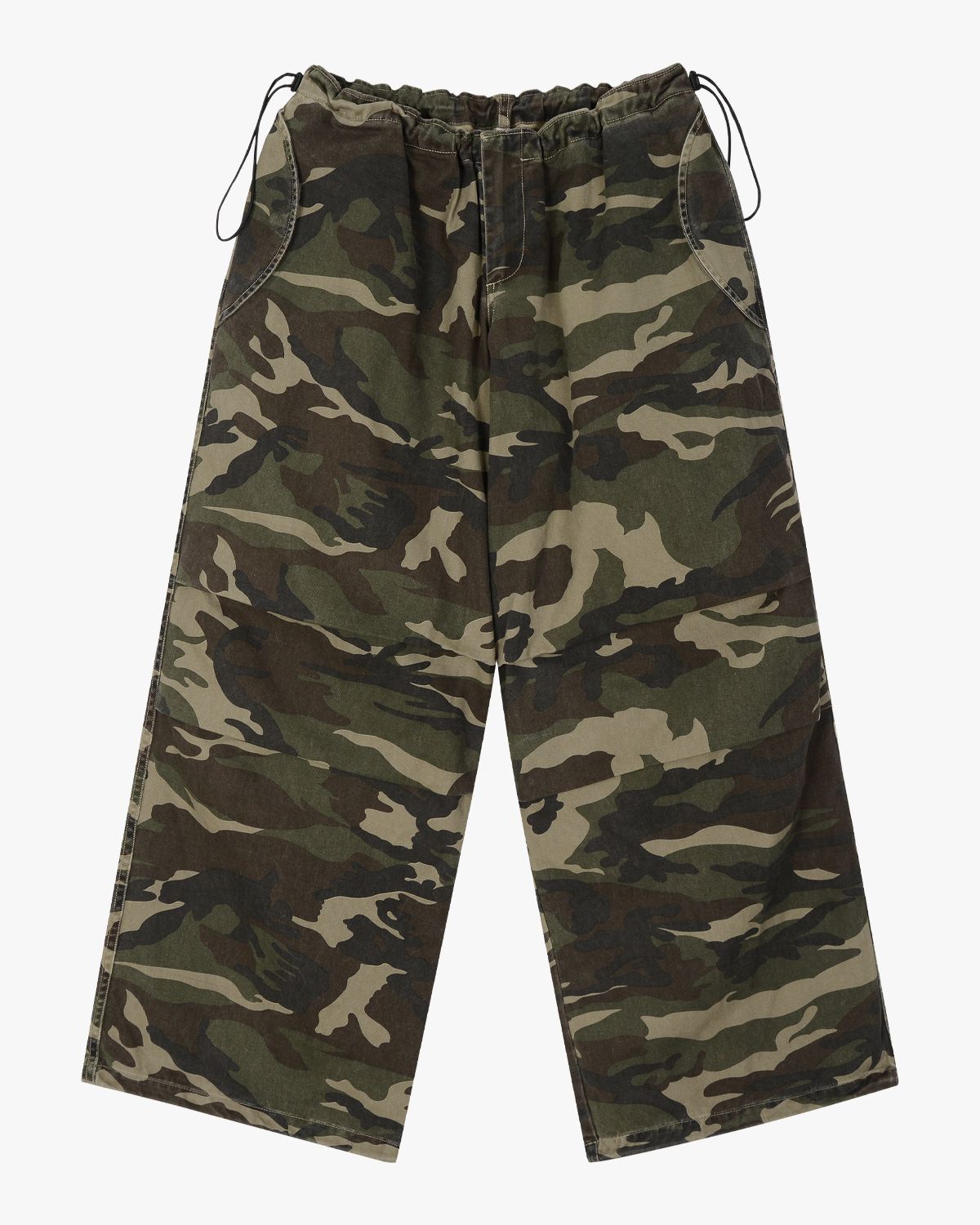 여린(YEORIN) Back Pocket Pants (Camo)