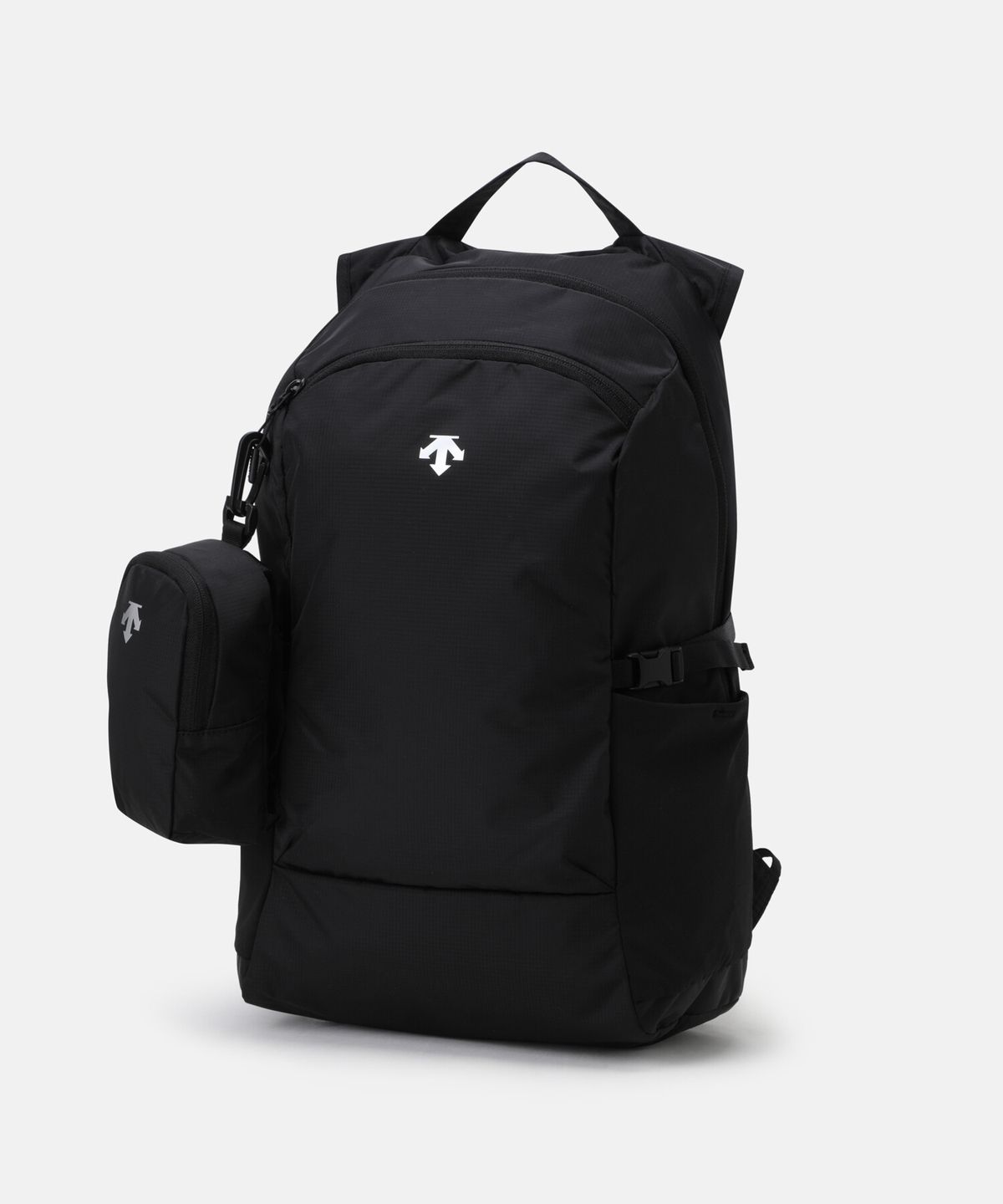 데상트(DESCENTE) 라이트웨이트 립 백팩 (19L 파우치 구성) 블랙 A 타입 SR323UBP71