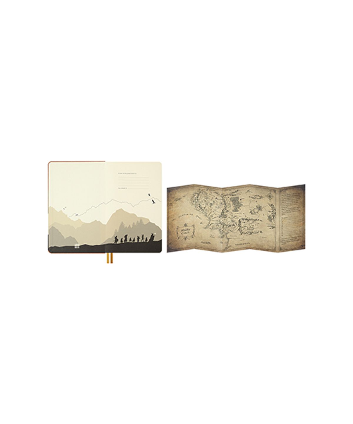 몰스킨(MOLESKINE) [26반지의제왕]플레인/프로도&샘 하드 L