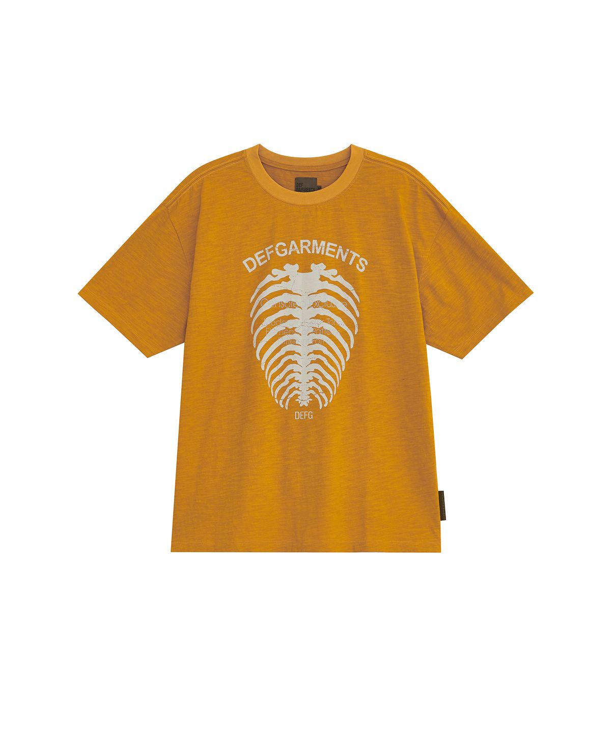 데프가먼츠(DEFGARMENTS) CRACK RIB T-SHIRTS [2COLOR]