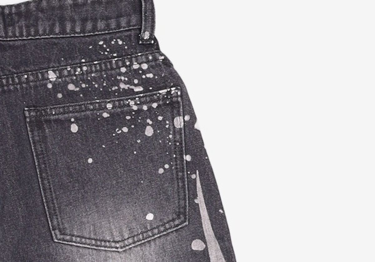 레더리(LEATHERY) 청/데님 팬츠 S