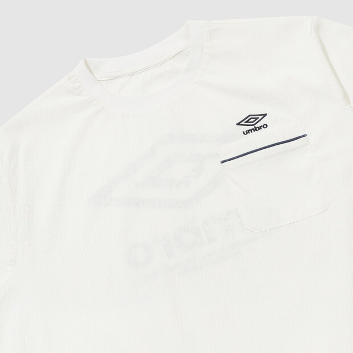 엄브로(UMBRO) 시어서커 반팔 피스테 아이보리 UR223CWT64