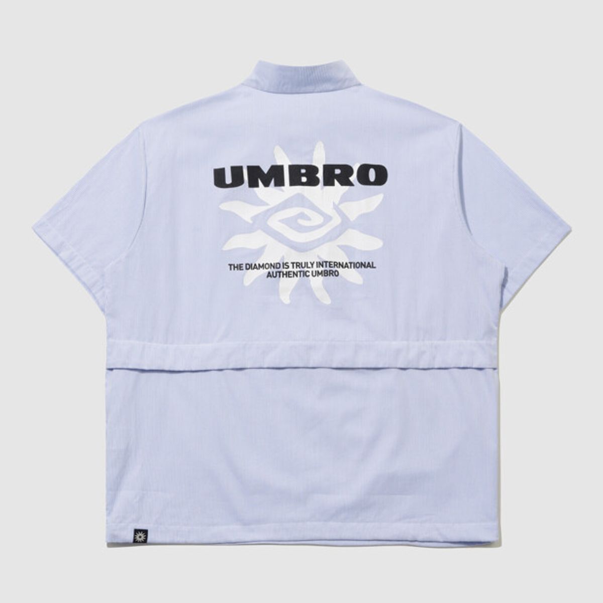엄브로(UMBRO) 시어서커 반팔 스탠넥 아노락 스카이블루 UR221CWT63