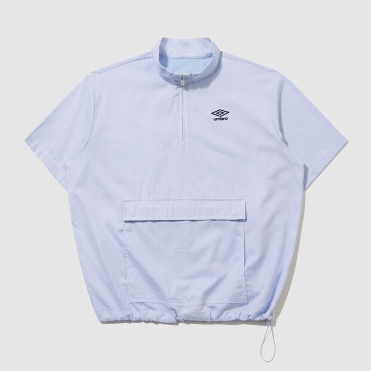 엄브로(UMBRO) 시어서커 반팔 스탠넥 아노락 스카이블루 UR221CWT63