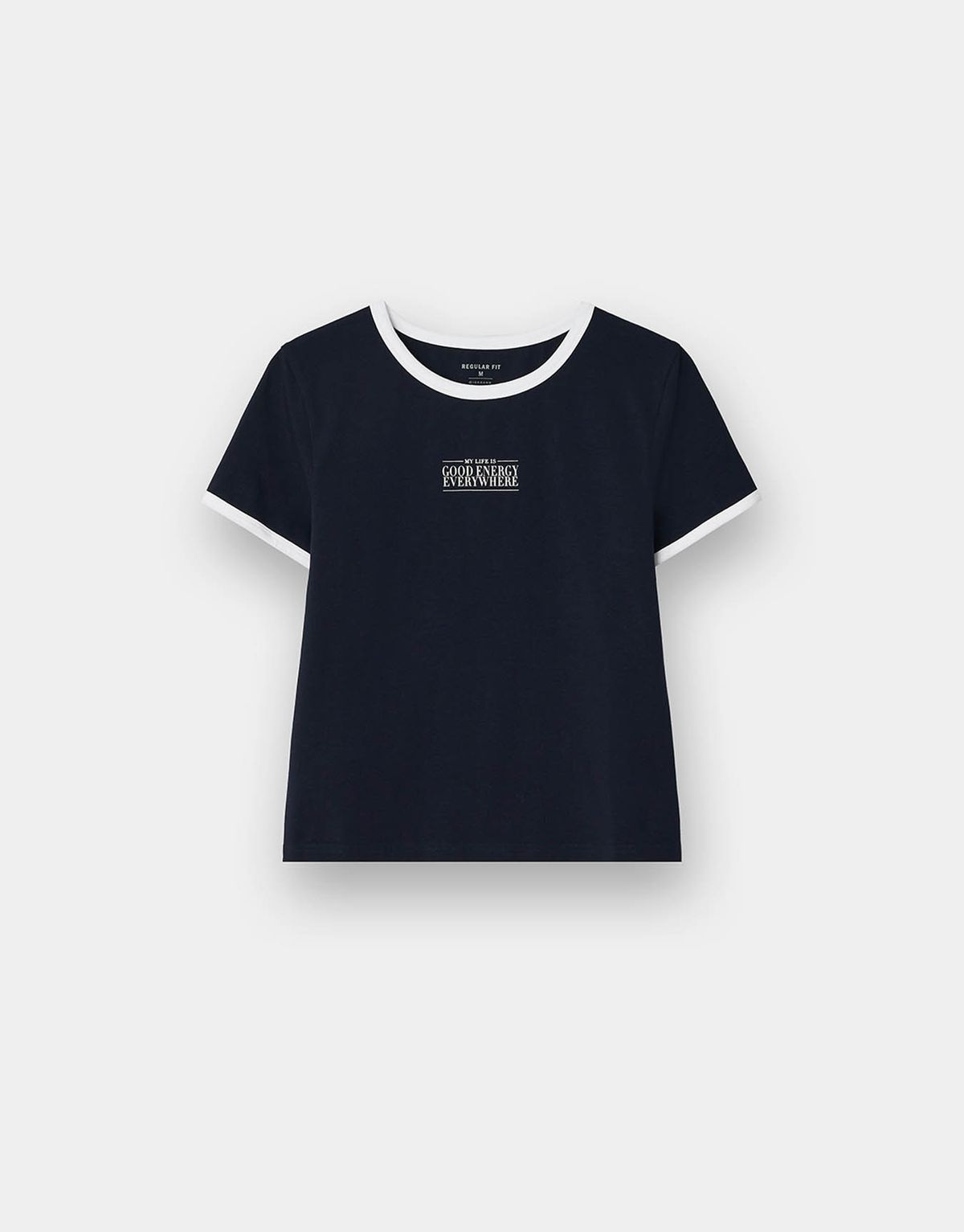 지오다노(GIORDANO) 레귤러핏 그래픽 링거 반팔티 (GD ENRGY RNGR) 396504 [3color]