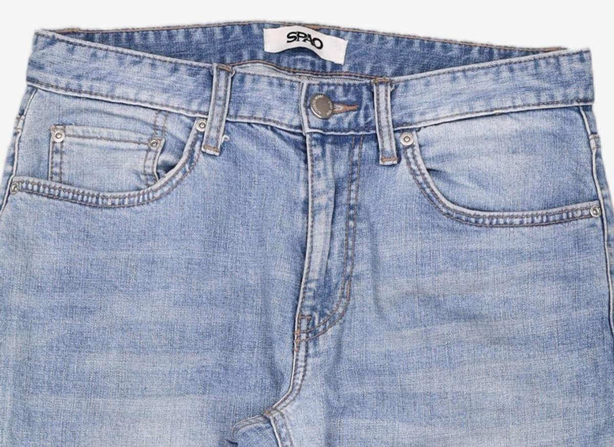 스파오(SPAO) 청/데님 팬츠 80