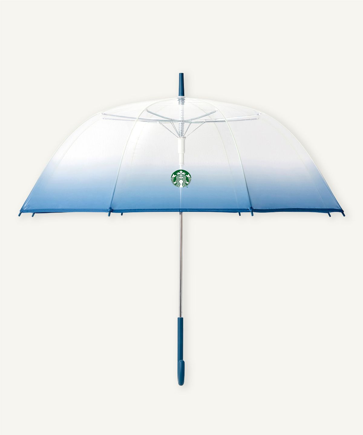 스타벅스(STARBUCKS) 블루 그레이 돔 우산(Tall)