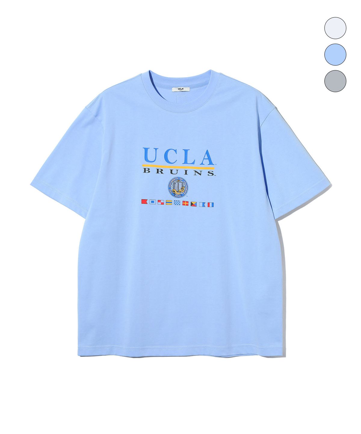 유씨엘에이(UCLA) 남녀공용 UCLA 멀티 플래그 티셔츠(UC3ST20)