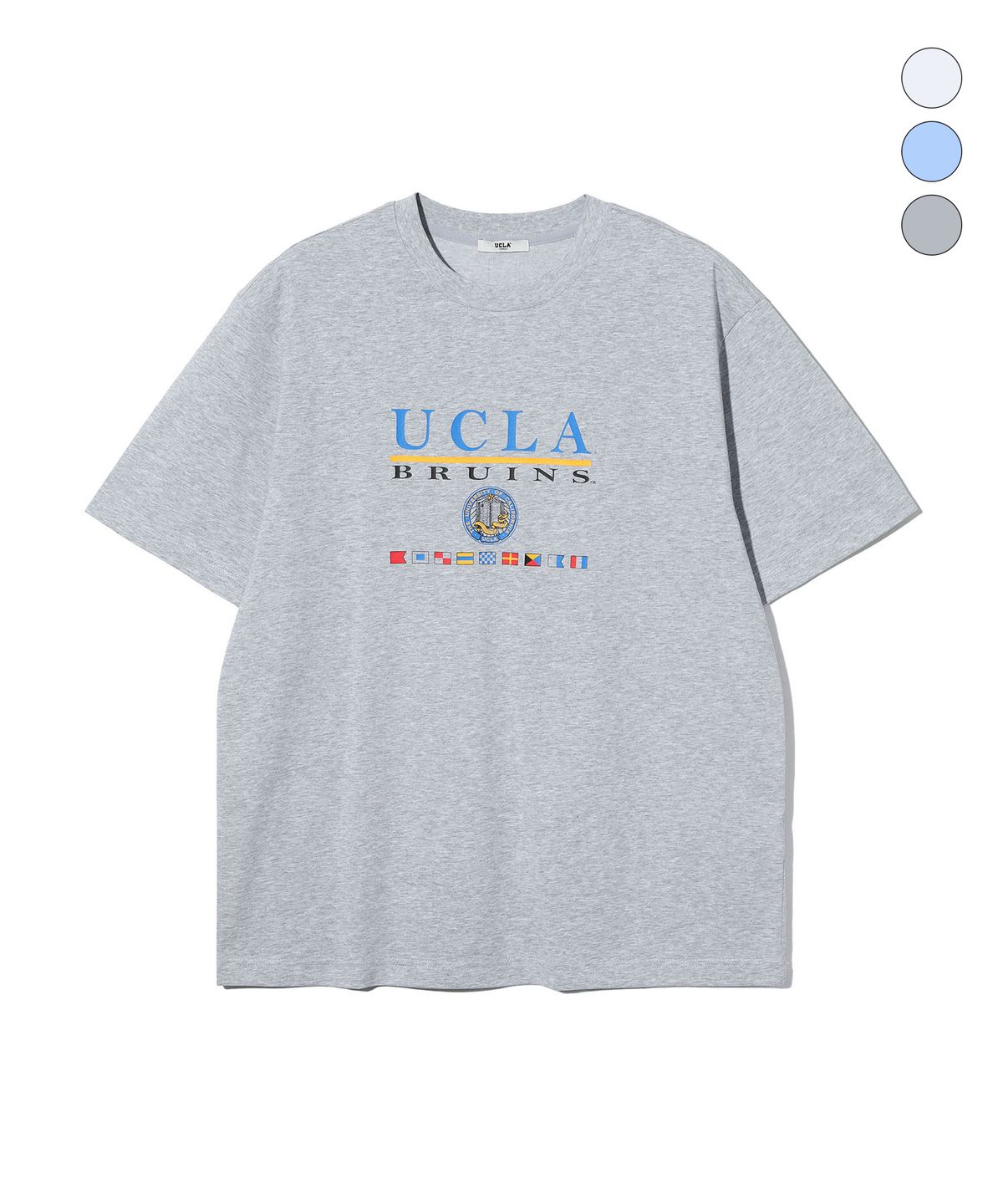 유씨엘에이(UCLA) 남녀공용 UCLA 멀티 플래그 티셔츠(UC3ST20)