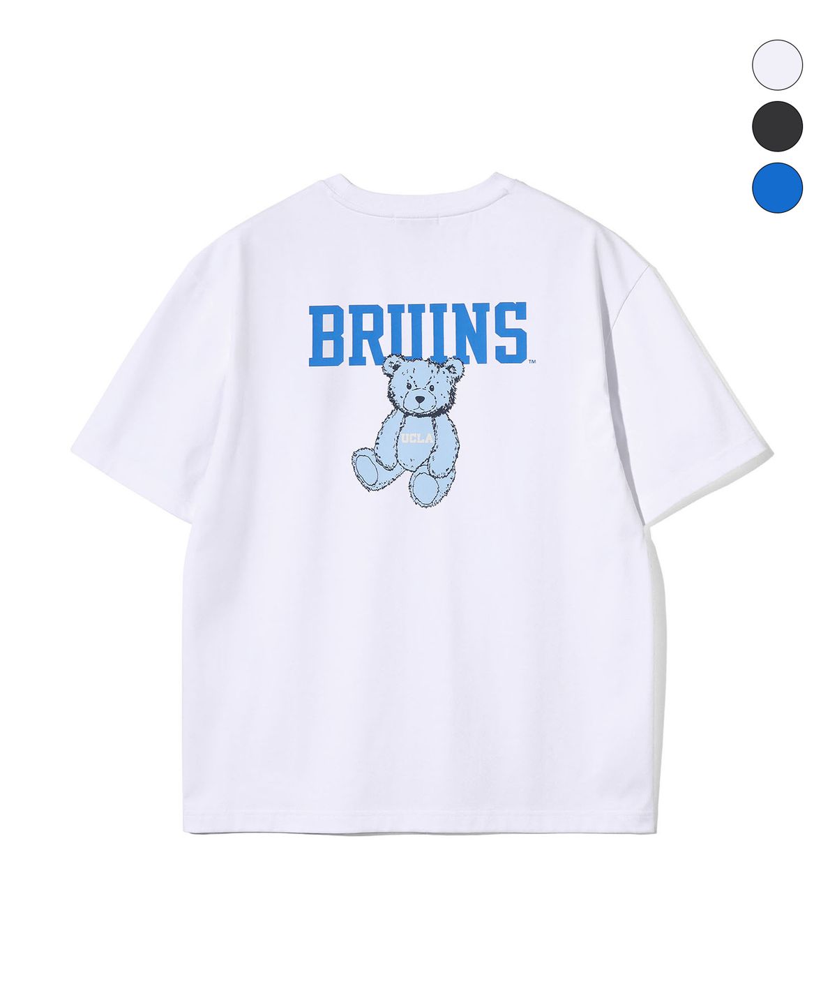 유씨엘에이(UCLA) 남녀공용 BRUINS 빅베어 등판 반팔 티셔츠(UC4ST90)