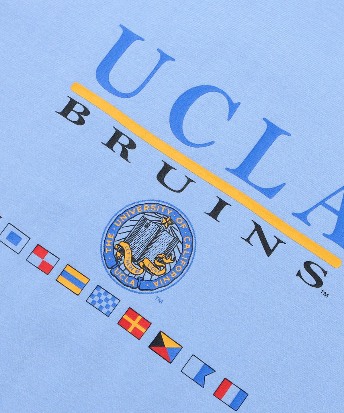 유씨엘에이(UCLA) 남녀공용 UCLA 멀티 플래그 티셔츠[SKY BLUE](UC3ST20)