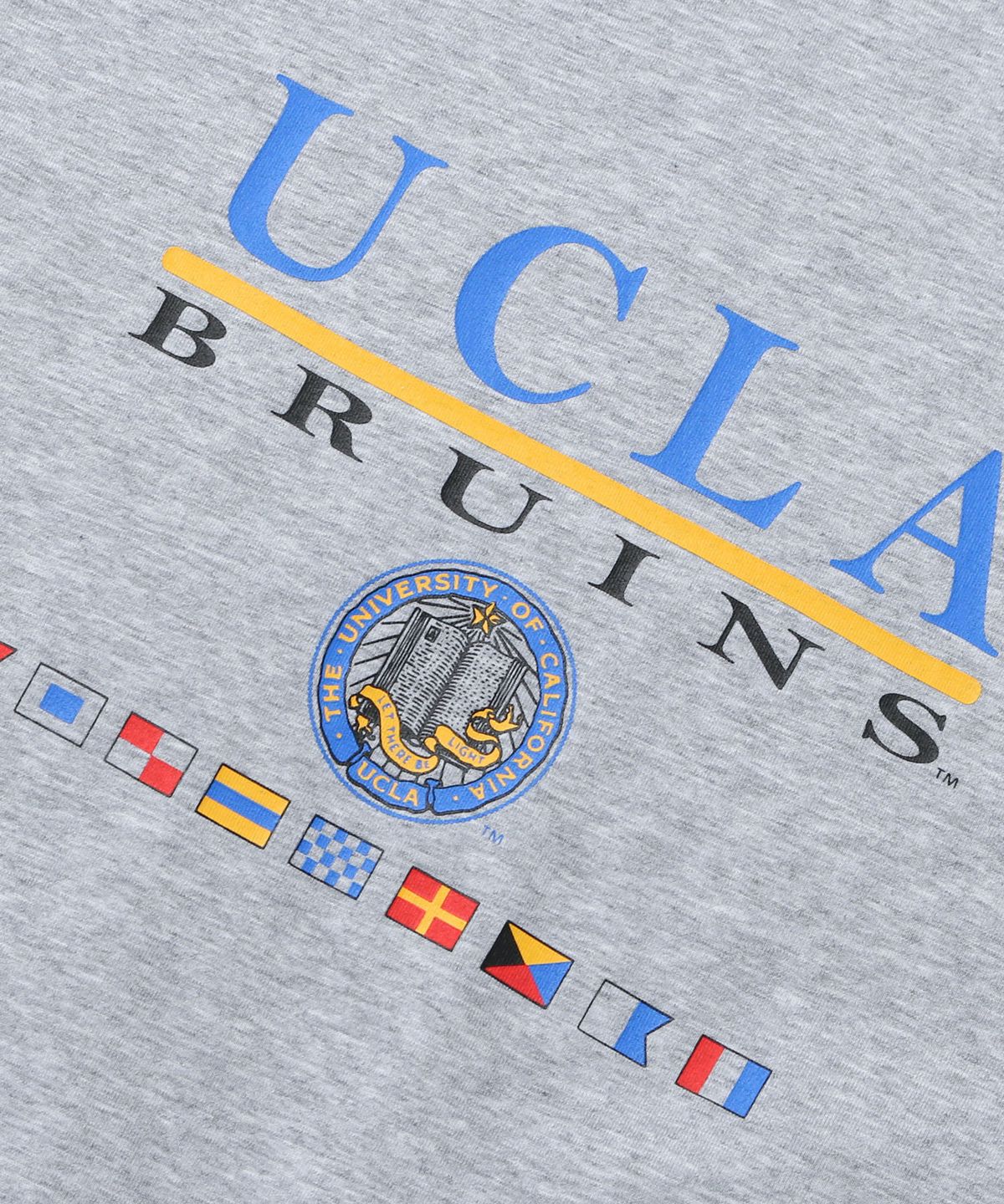 유씨엘에이(UCLA) 남녀공용 UCLA 멀티 플래그 티셔츠[M-GREY](UC3ST20)