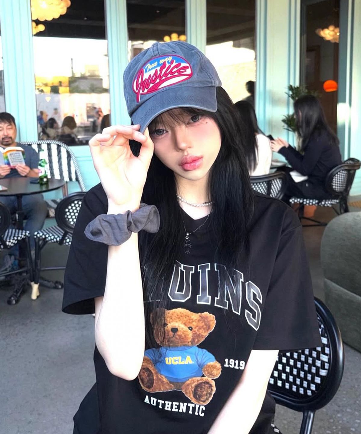 유씨엘에이(UCLA) 남녀공용 어센틱 BRUINS 베어 반팔티(2COLOR)(UC6ST91)