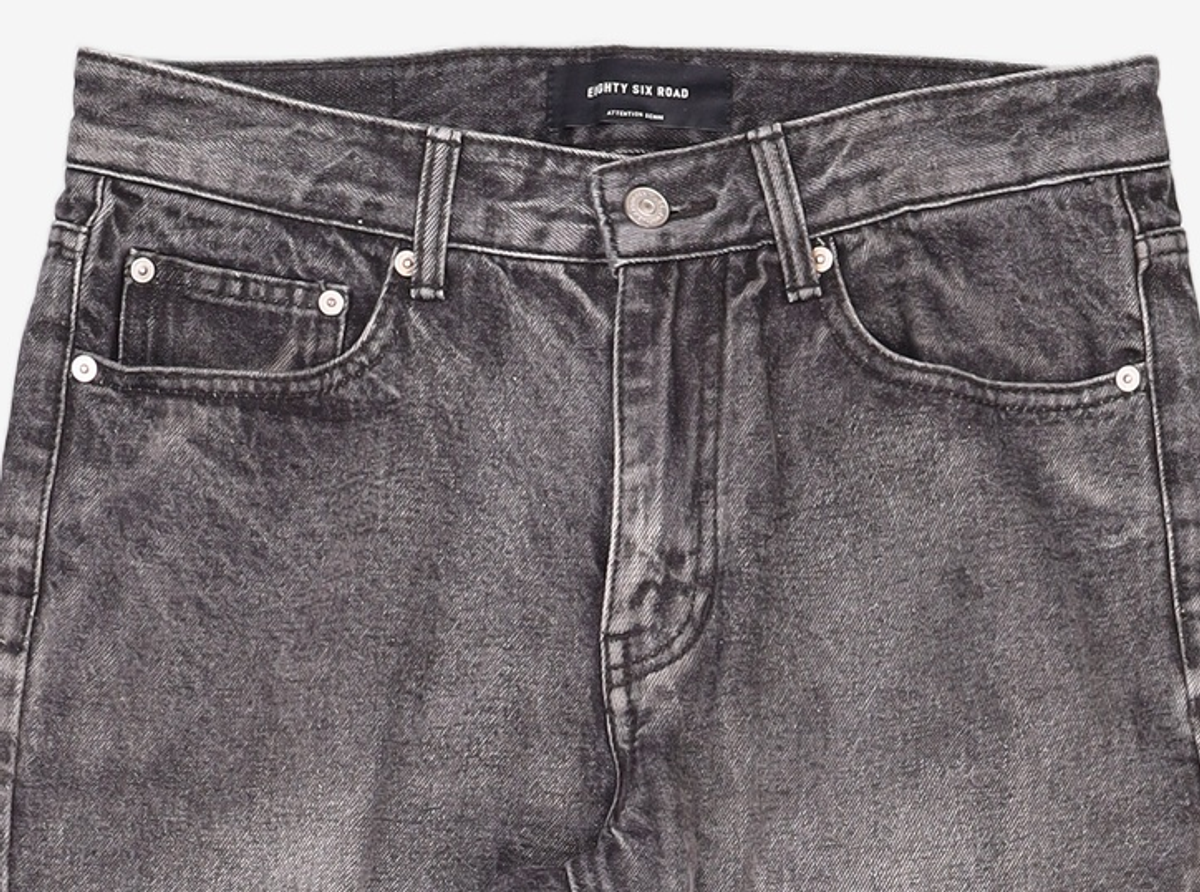86로드(86ROAD) CARBON BLACK ROAD / CROP STRAIGHT 32