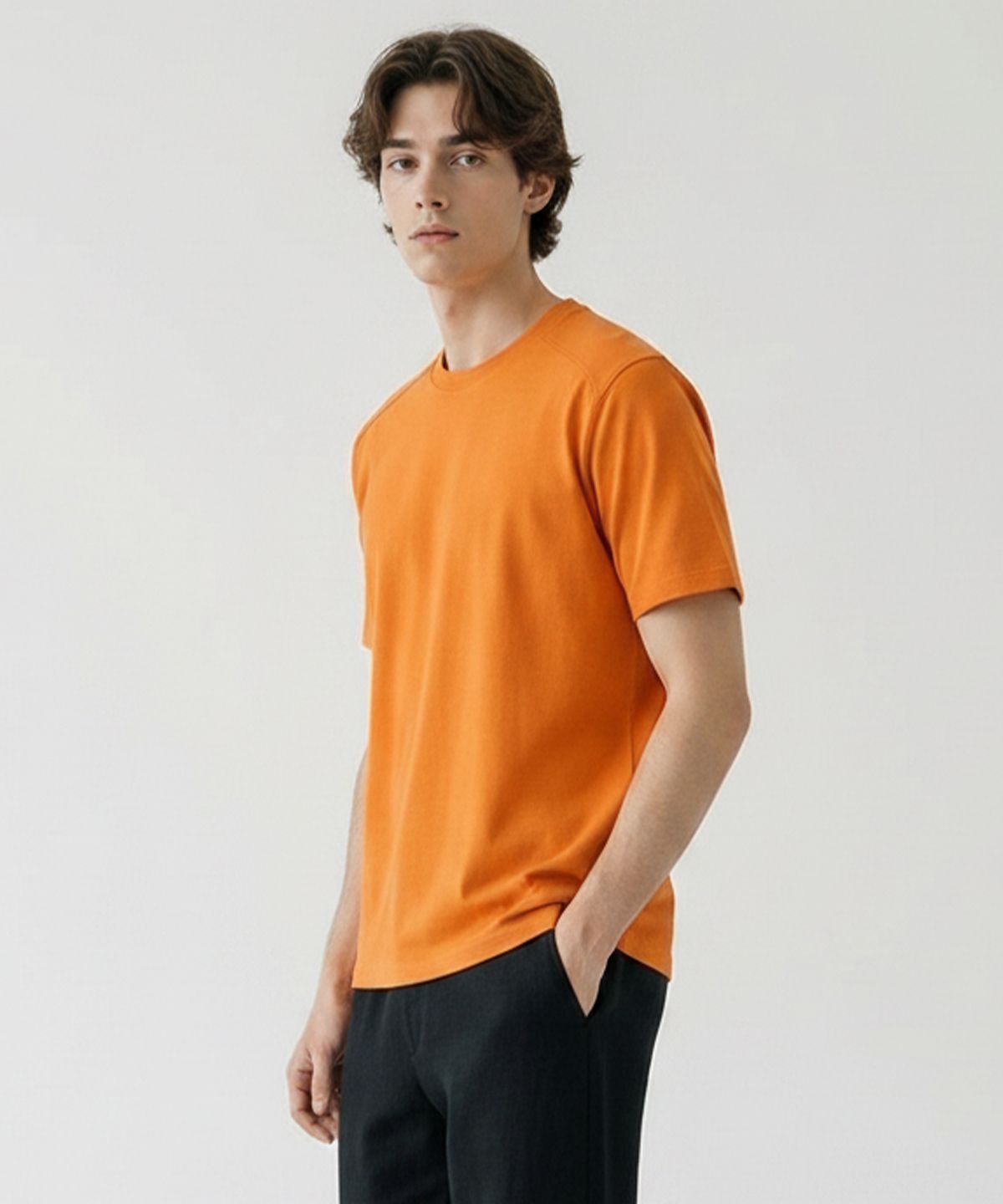포더핏(FOR THE FIT) 에어로쿨 절개 오버핏 반팔 티셔츠_5color