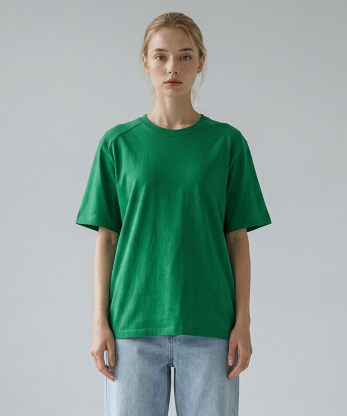 포더핏(FOR THE FIT) 에어로쿨 절개 오버핏 반팔 티셔츠_5color